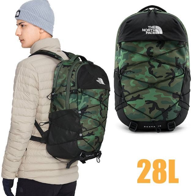 【The North Face】BOREALIS 抗撕裂多功能後背包28L(附筆電專用倉) 52SE-28F 迷彩 N✿30E010